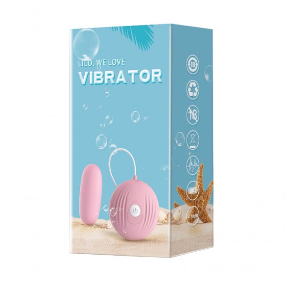 LILO - Little Shell Vibrator Egg (Battery - Pink) LILO - Little Shell Vibrator Egg (Battery - Pink)